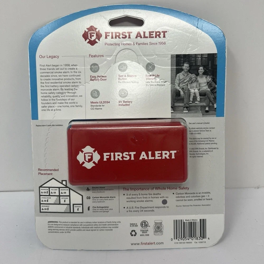 First Alert Carbon Monoxide Alarm‎